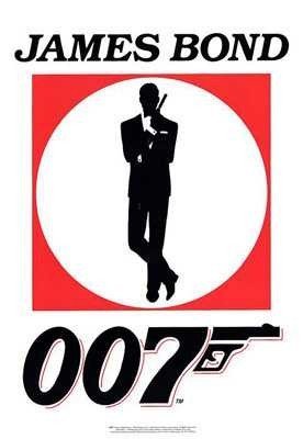 James Bond 007 Logo Poster   Art Poster Print 