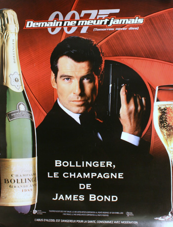 DEMAIN NE MEURT JAMAIS Tomorrow Never Dies French Bollinger orginal