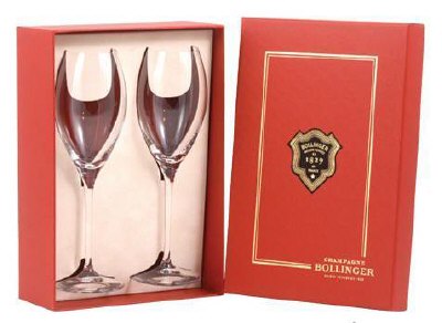 Champagne glasses Bollinger