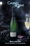 THE OFFICIAL CHAMPAGNE BOLLINGER POSTER OF JAMES BOND  CASINO ROYALE