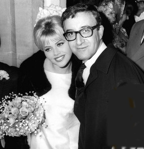 Britt Ekland Swedish Model with Her Fomer Husband Peter Sellers also Bond actor in Casino Royale 1967