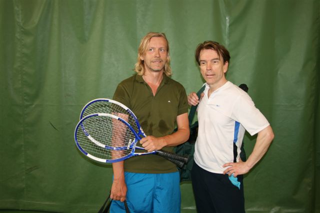 Tennis mellan Ernst Billgren och Gunnar Bond James Schfer
