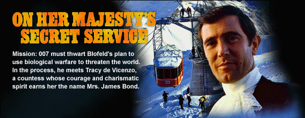 George Lazenby" On Her Majesty's Secret Service 1969"