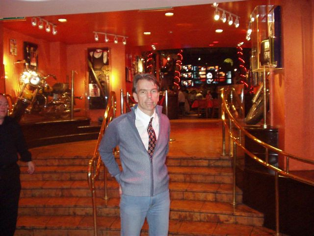 James Bond or Gunnar Schfer in Planet Hollywood London 2004