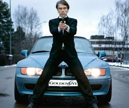Gunnar James  Bond Schfer i annonss kampanj  med Expekt .com