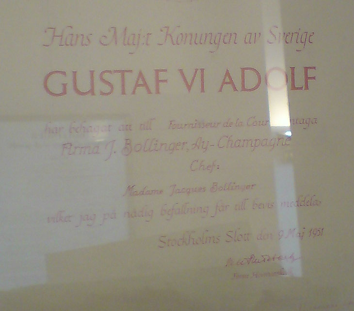 Hans Majt Konungen av Sverige GUSTAF VI ADOLF  9 MAJ 1951