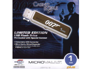 ony announces a limited edition 007 MICRO VAULT  For smooth on-the-go action, the 007 MICRO VAULT incorporates a slide-up style USB connector and offers a native storage capacity of 1GB. The pre-installed Virtual Expander compression software allows storage of up to 3 times more data, depending on the file type and content.