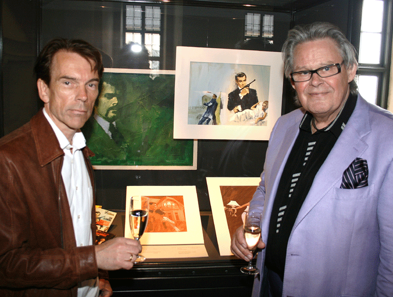 James Bond med konstnren Yrj Edelmann