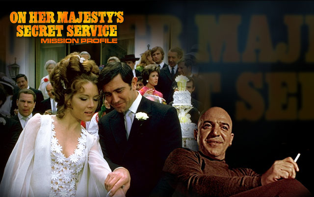 James Bond Married : George Lazenby Diana Rigg Tracy Di Vicenzo On Her Majesty`s Secret Service