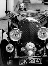 Ian Fleming in Bentley convertible. Alias James Bond - the real story of Ian Fleming