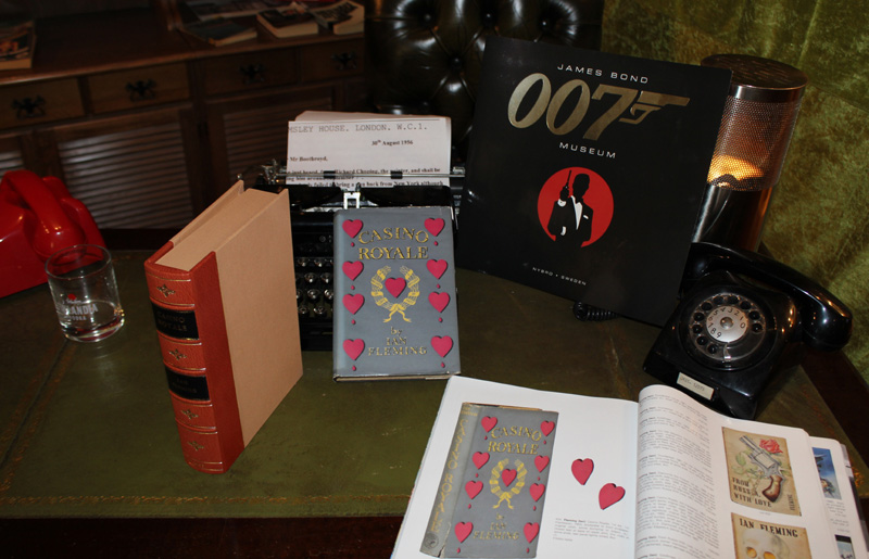 Casino Royale Ian Flemings first book first impression first print 1953 in The James Bond 007 Museum