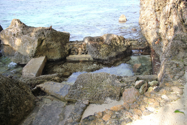 Ian Flemings son Casper Fleming pool in Goldeneye beach