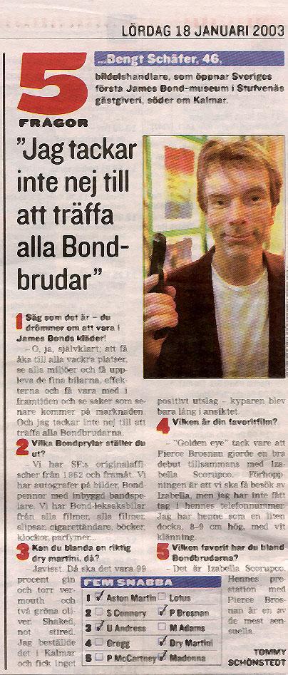 James Bond alias Gunnar Schfer