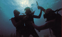 Lars Lundgren in Licence To Kill 1989  in a diving scene