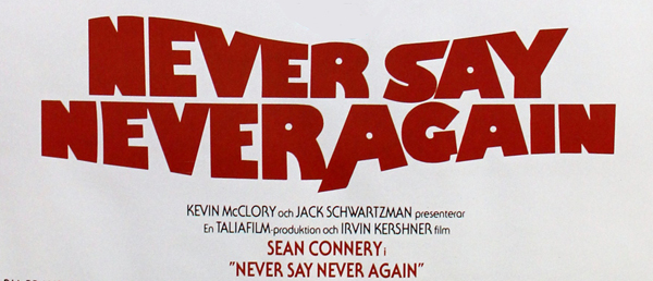 Never Say Never Again (1983)  Sean Connery