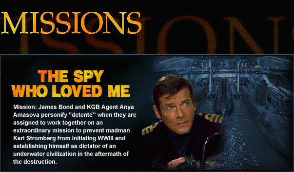 The Spy Who Loved Me  (1977)- Roger Moore LSKADE SPION 