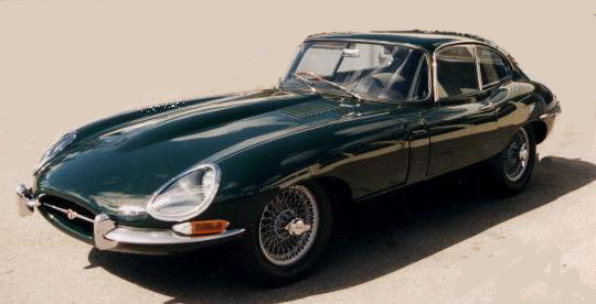 Jaguar E-Type frn 1962 ,samma r som  frsta James Bond filmen Dr No kom