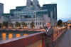  JAMES BOND (GUNNAR SCHFER ) IN FRONT OF LONDON MI 6 OFFICE MI6 HQ - The Home of James Bond 007.