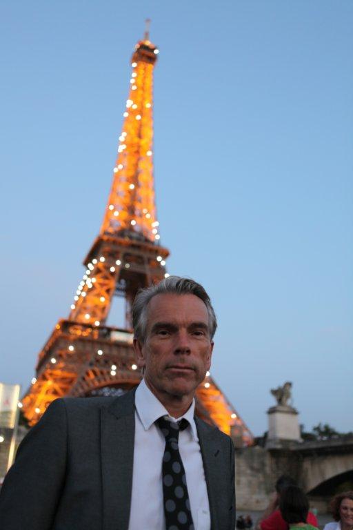 James Bond Gunnar Schfer from James Bond 007 Museum Nybro Sweden in Eiffel Tower