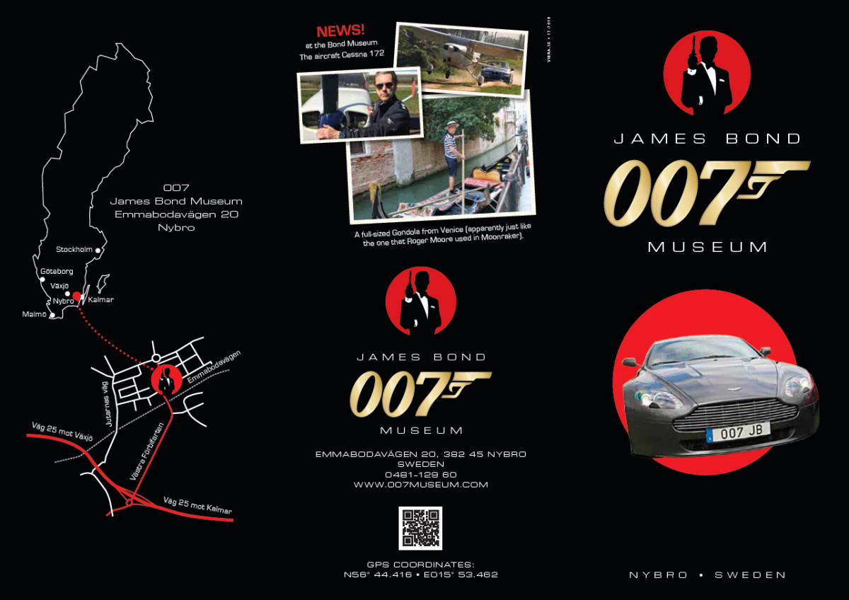 James Bond for Theme Nights from Bond Museum in Nybro Sweden +4648112960