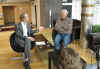 George Lazenby meet Sweden James Bond in Malm. James Bond Gunnar Schfer from Sweden Nybro.