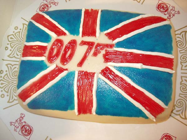 007 cake from Nybro 007 museum