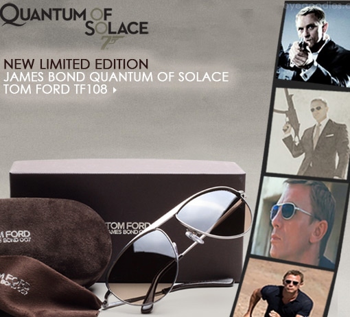 James Bond sunglasses:  From Quantum of Solace Mod. TF 108 S 